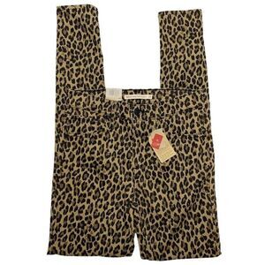 Levi's 720 Super Skinny‎ Jeans Women's 25 Black Brown Beige Leopard Stretch NEW